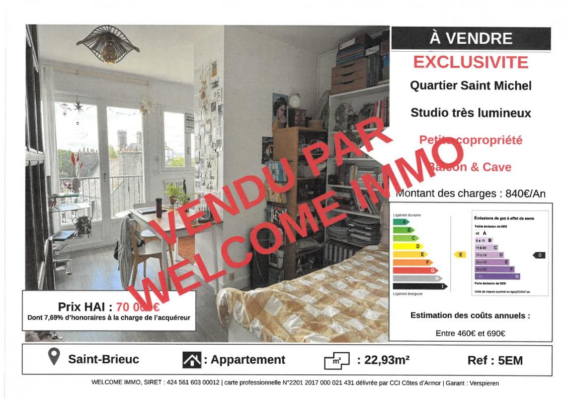 EXCLUSIVITE – Studio quartier Saint Michel