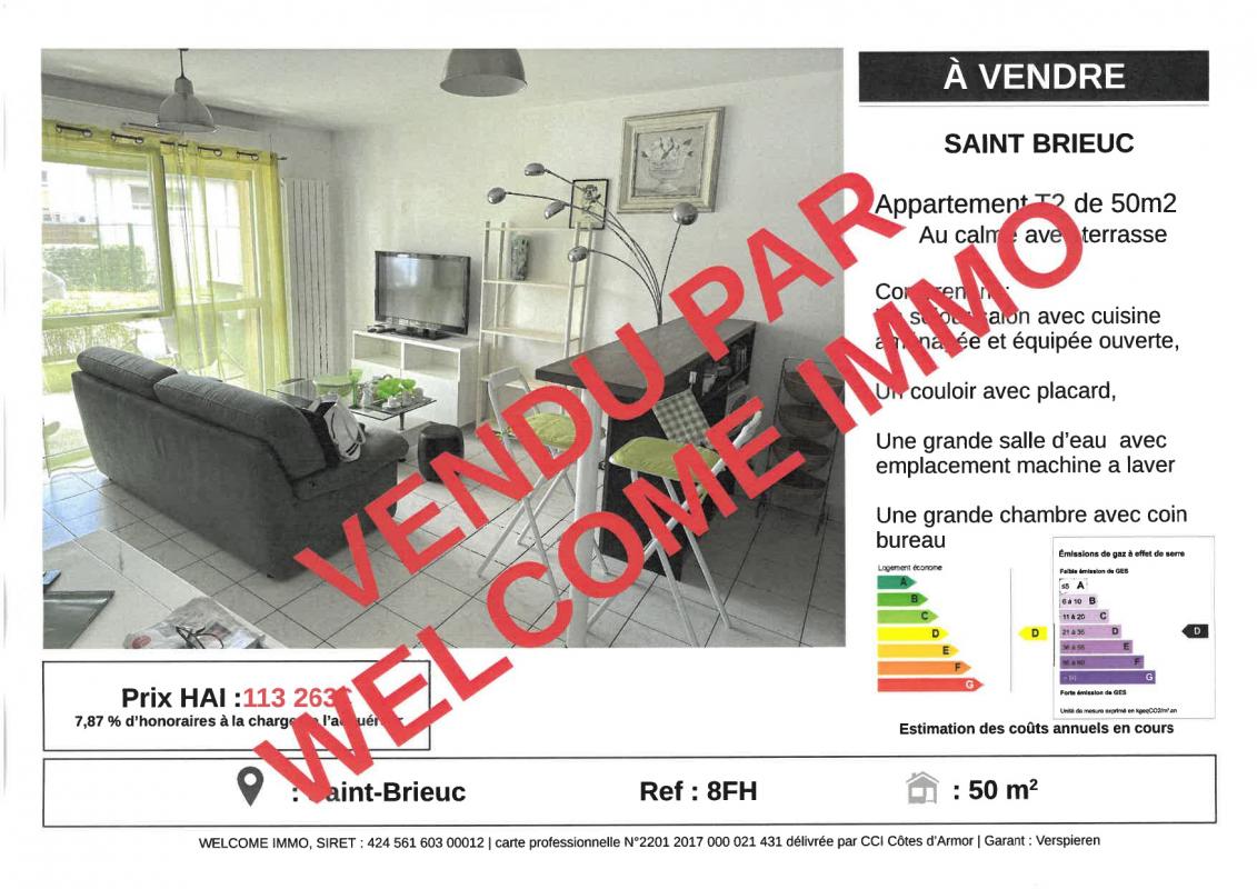 Appartement de type 2 très bon état
